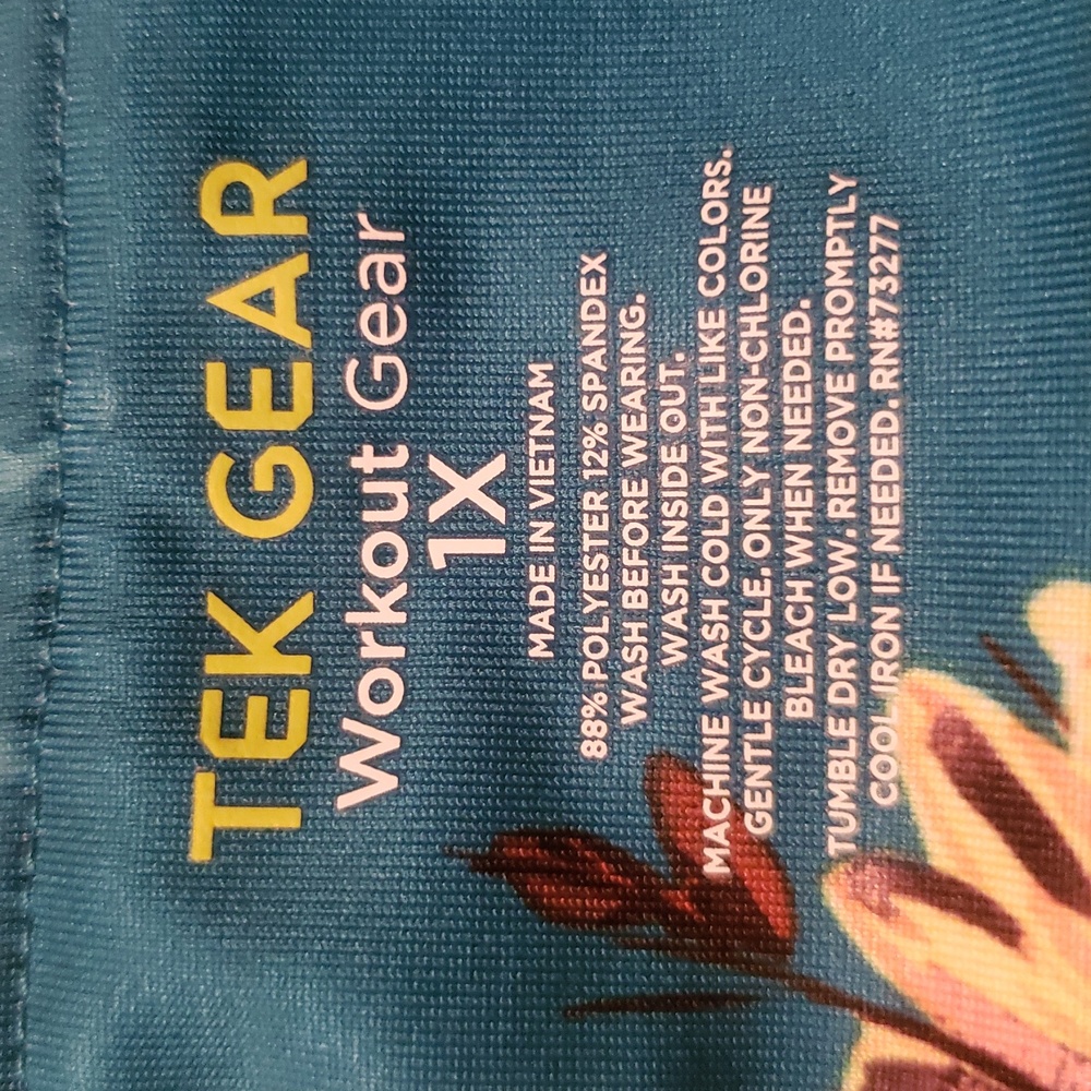 Tek Gear Women's Floral Leggings - Picture 3 of 11